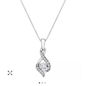 Elegant White Gold Pendant Necklace NO CHAIN Was Purchased By An Ex ....